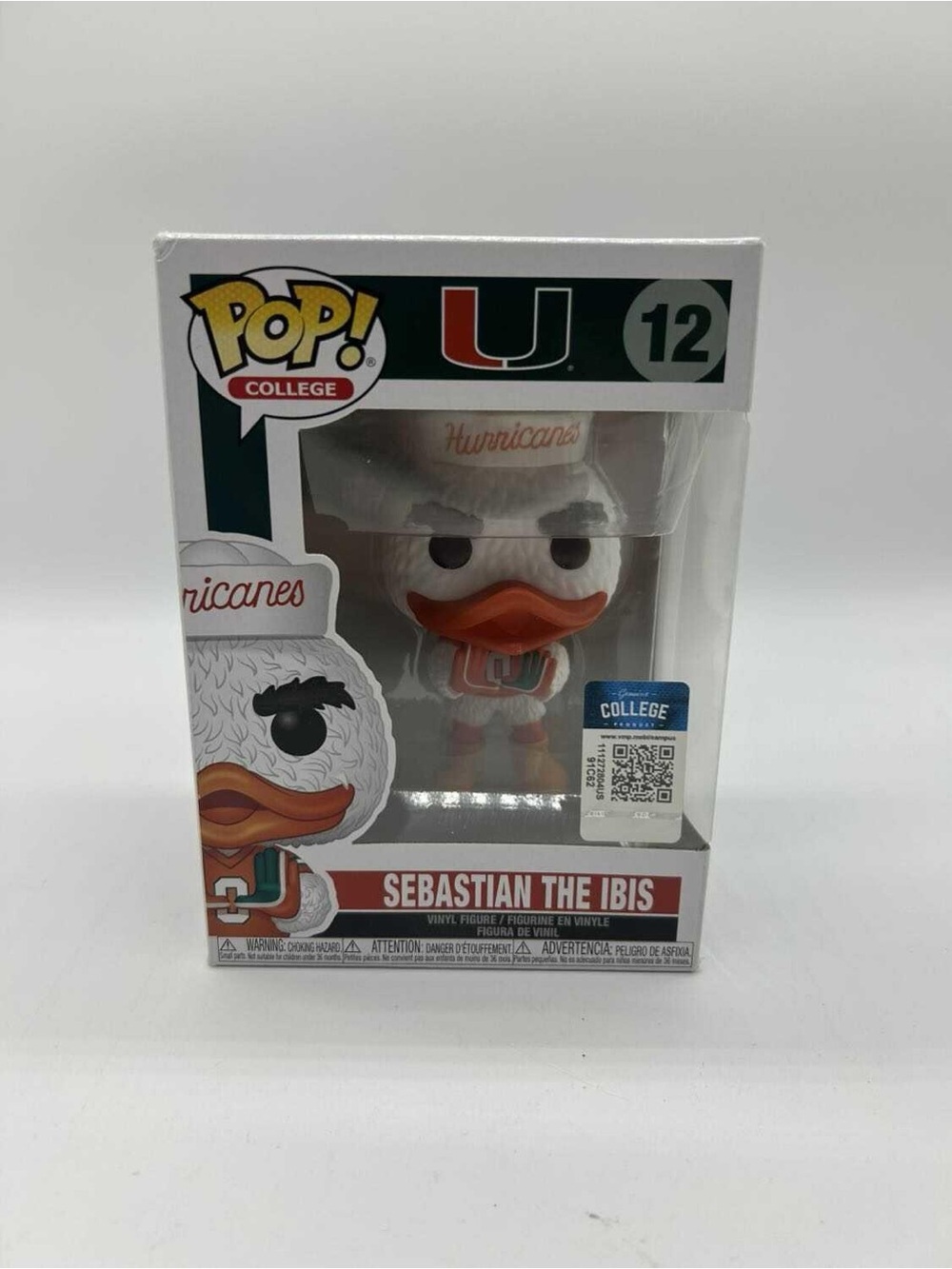 Funko Sebastian the Ibis College Vinyl Figure - White, Orange & Green